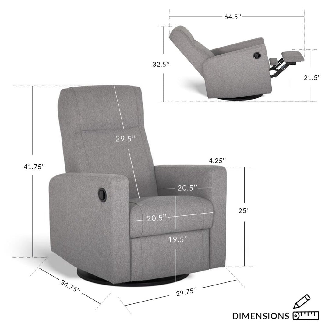 Jaymar BB Jaymar Nelly Motorized Reclining Glider Nursery gliders
