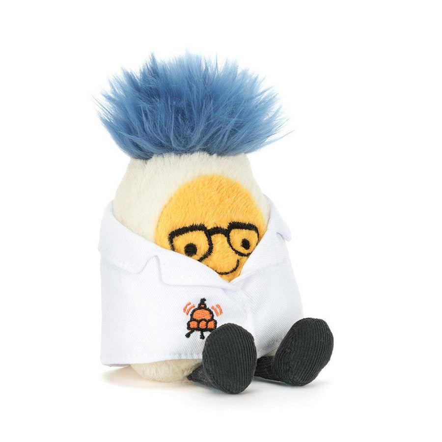 Amuseables Boiled Egg Scientist Outfit plush toys & stuff animals - Image 1