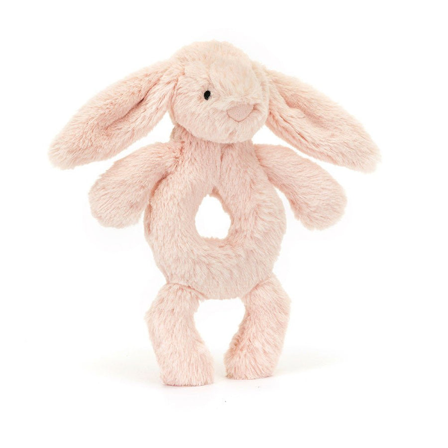 Jellycat Bashful Bunny Ring Rattle Blush