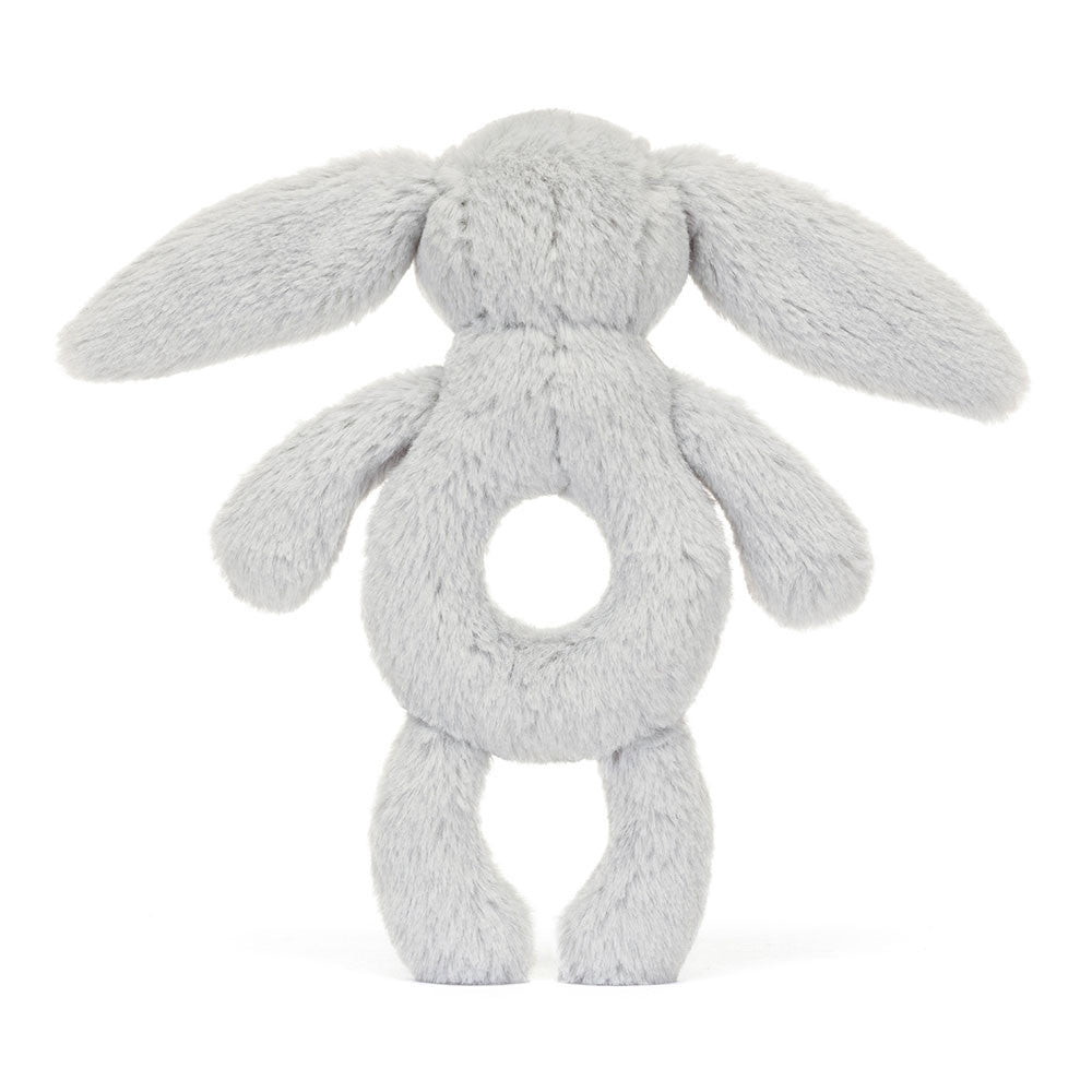 Jellycat Bashful Bunny Ring Rattle Grey