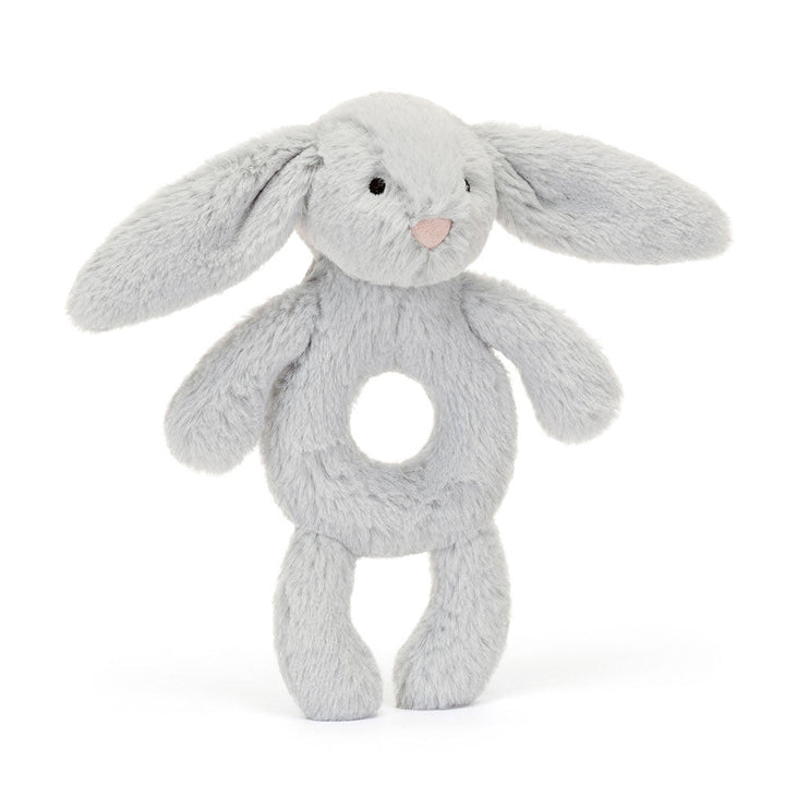 Jellycat Bashful Bunny Ring Rattle Grey