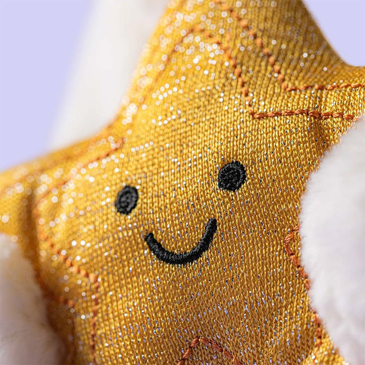 Cream Bunny with Star plush toys and stuff animal - Image 2