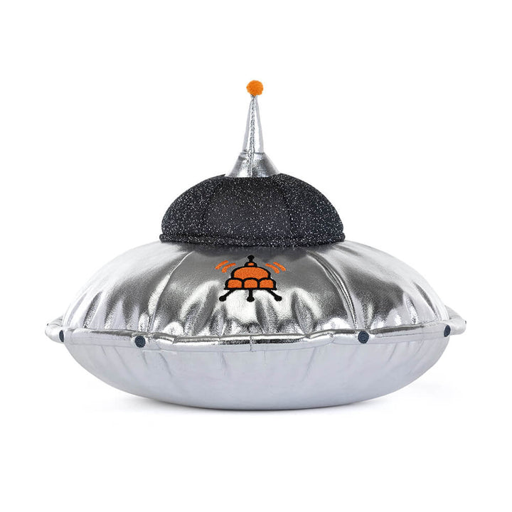 Jellycat Amuseables Jellysaucer plush toys & stuff animals - Silver UFO-shaped object with a black top  
