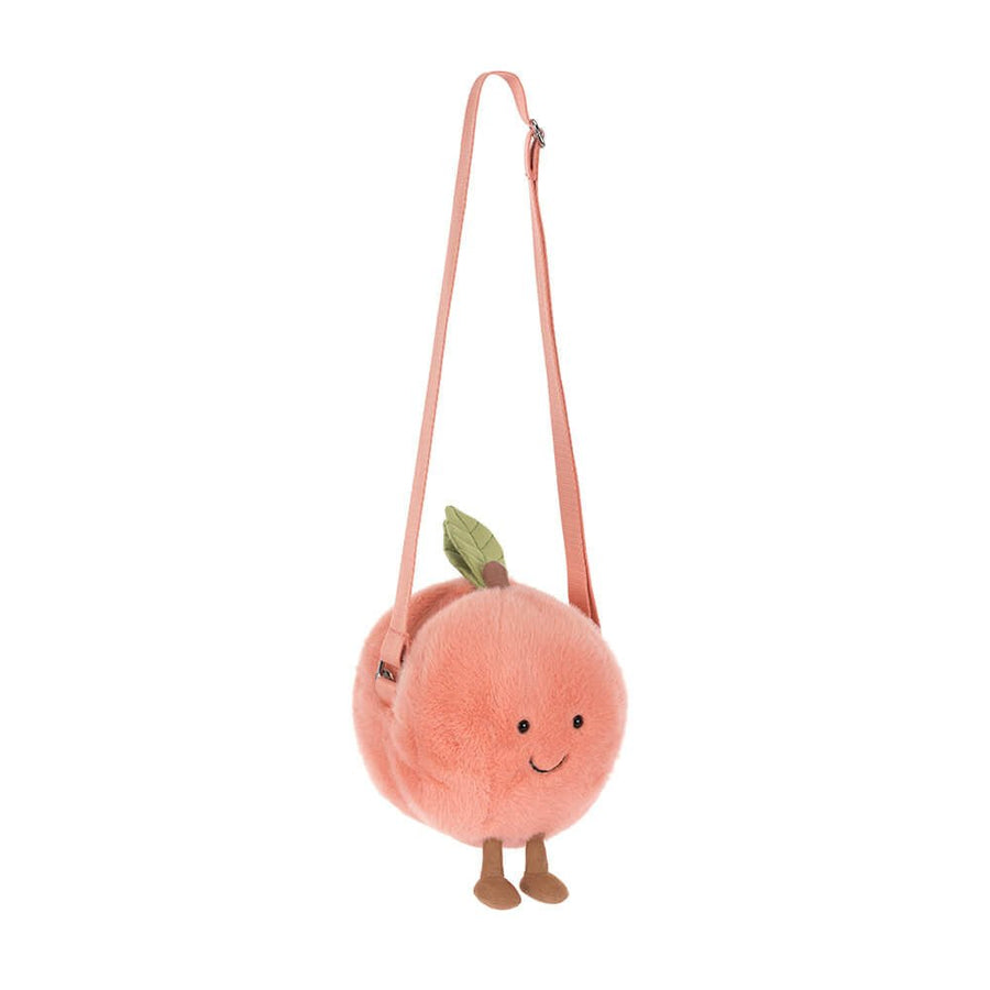 Jellycat Amuseables Peach Shoulder Bag plush toys and stuff animal - Image 1