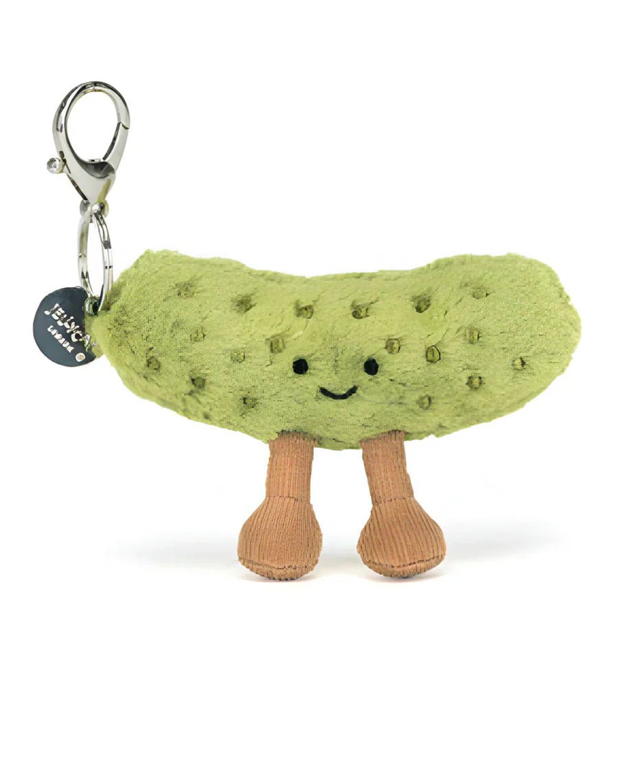 Jellycat Amuseables Pickle Bag Charm plush toys and stuff animal - Image 1