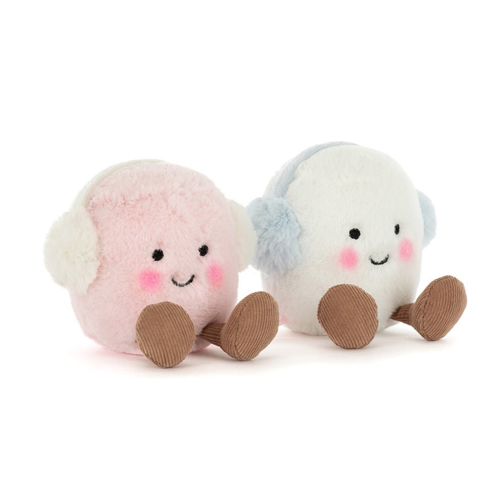 Jellycat Jellycat Amuseables Toastie Pink and White Marshmallows plush toys and stuff animal