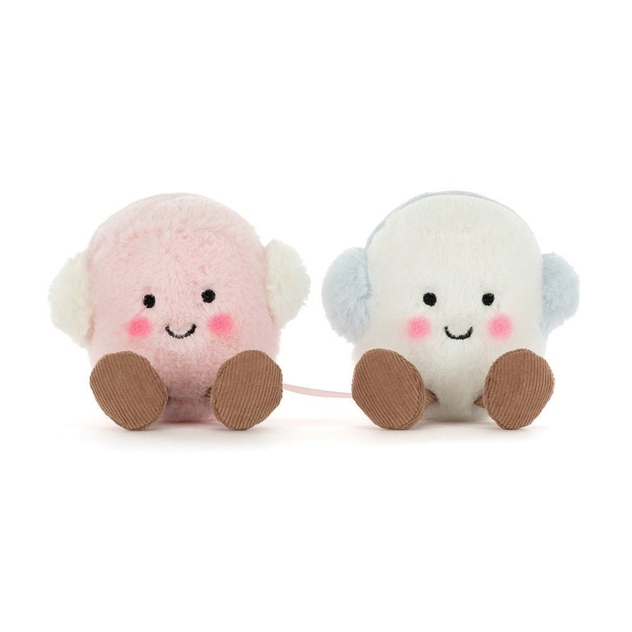 Jellycat Jellycat Amuseables Toastie Pink and White Marshmallows plush toys and stuff animal
