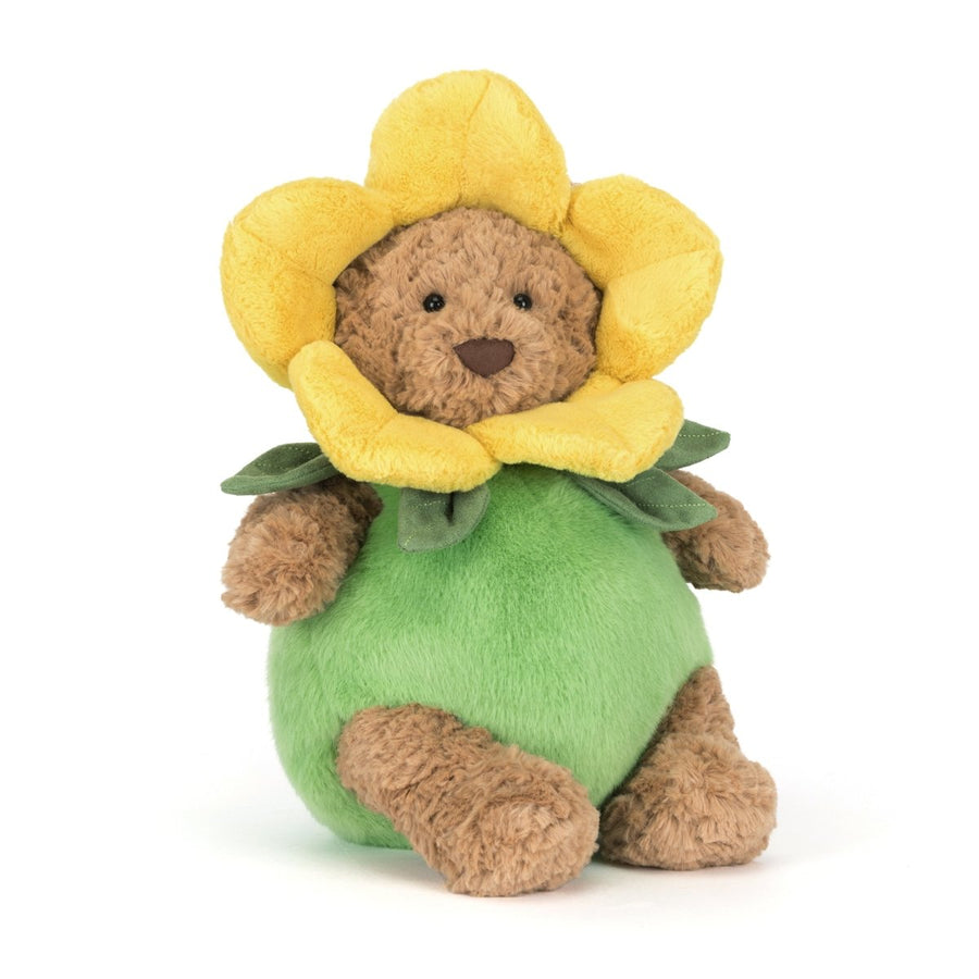 Jellycat Bartholomew Bear Daffodil Outfit plush toys and stuff animal - Image 1
