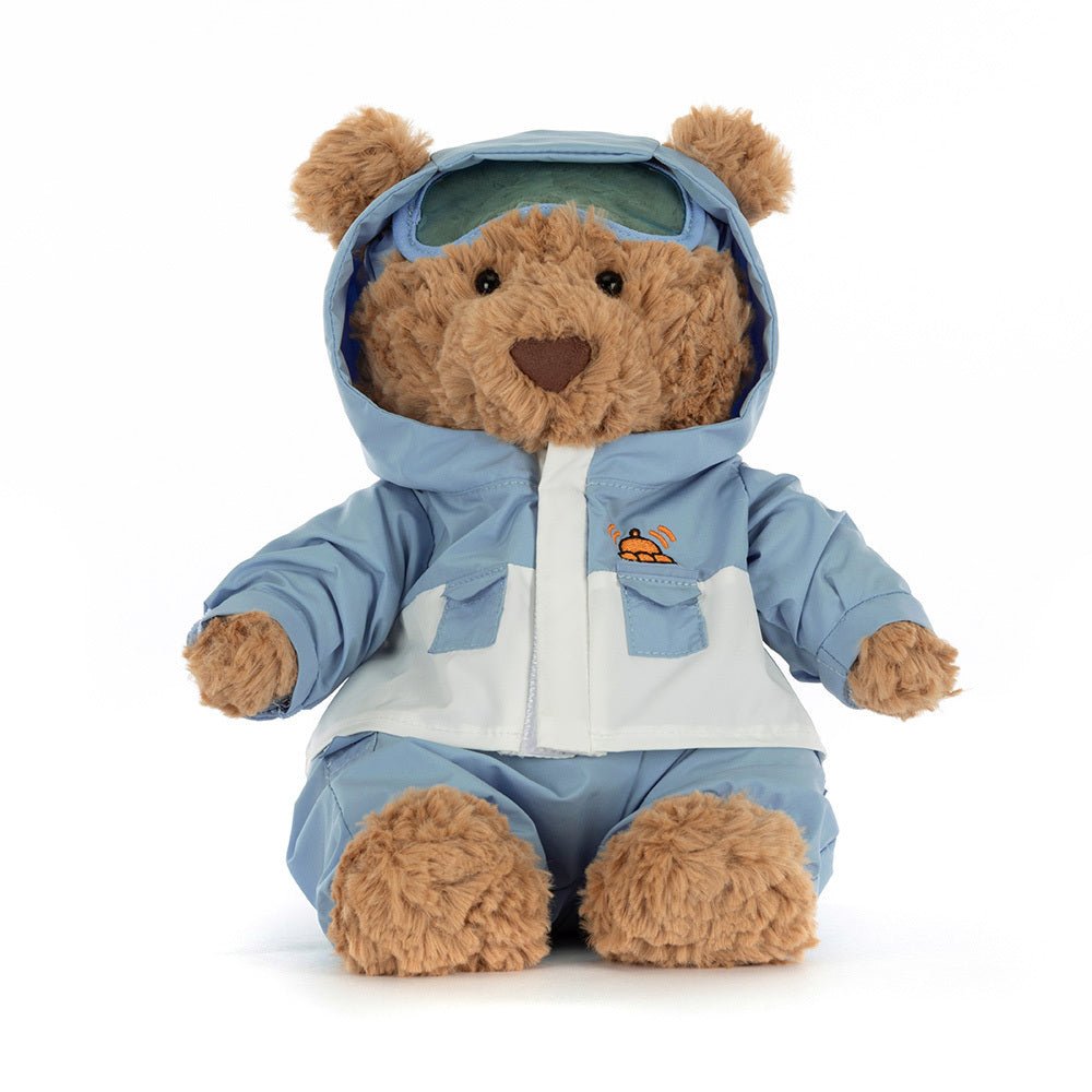 Jellycat Jellycat Bartholomew Bear 'Snow Suit' plush toys and stuff animal