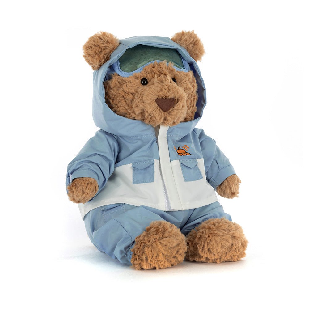 Jellycat Jellycat Bartholomew Bear 'Snow Suit' plush toys and stuff animal