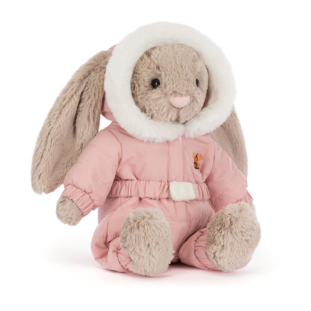 Jellycat Jellycat Bashful Bunny 'Snow Suit plush toys and stuff animal