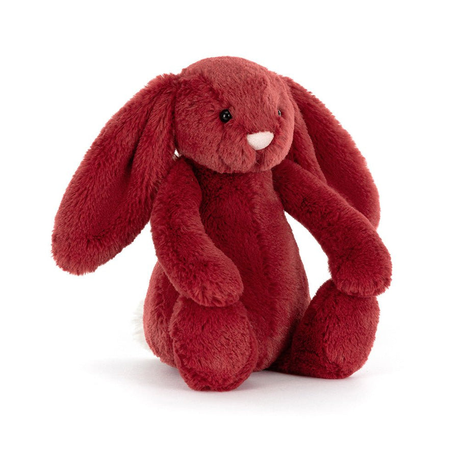 Jellycat Jellycat Bashful Christmas Bunny Little Redcurrant plush toys and stuff animal