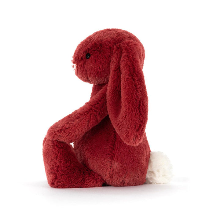 Jellycat Jellycat Bashful Christmas Bunny Little Redcurrant plush toys and stuff animal