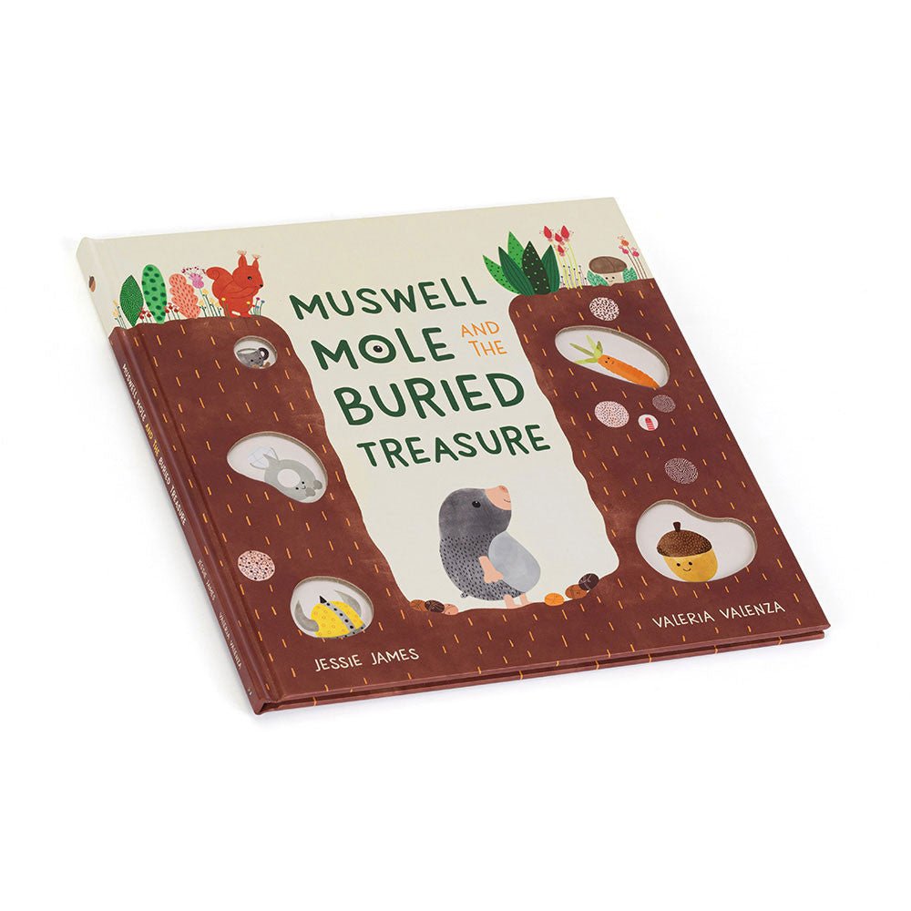 Jellycat Jellycat Muswell Mole and the Buried Treasure Book Books