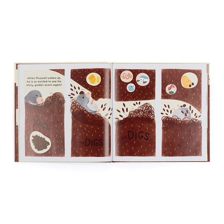 Jellycat Jellycat Muswell Mole and the Buried Treasure Book Books