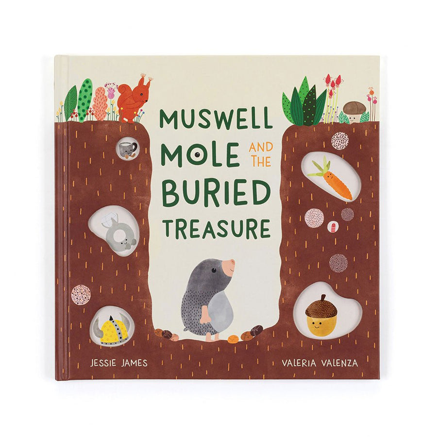 Jellycat Jellycat Muswell Mole and the Buried Treasure Book Books