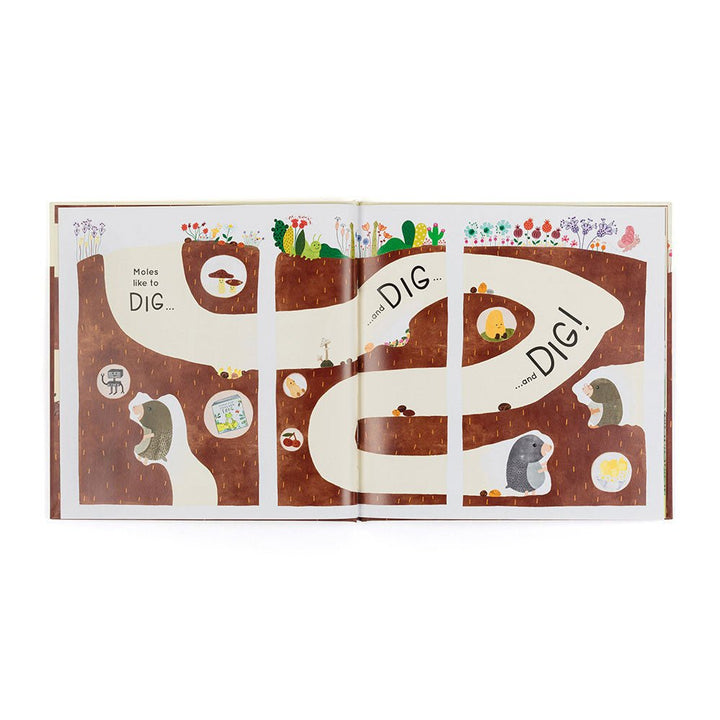 Jellycat Jellycat Muswell Mole and the Buried Treasure Book Books