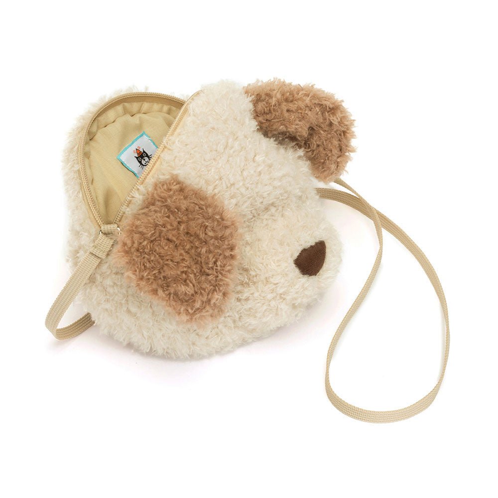 Jellycat Little Pup Bag - Soft Plush Stuffed Animal Toy