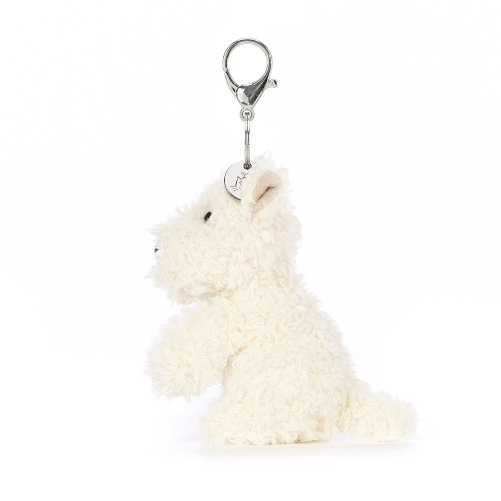  Munro Scottie Dog Bag Charm 白犬 Jellycat Munro Scottie Dog Bag Charm | Macklem's Canada