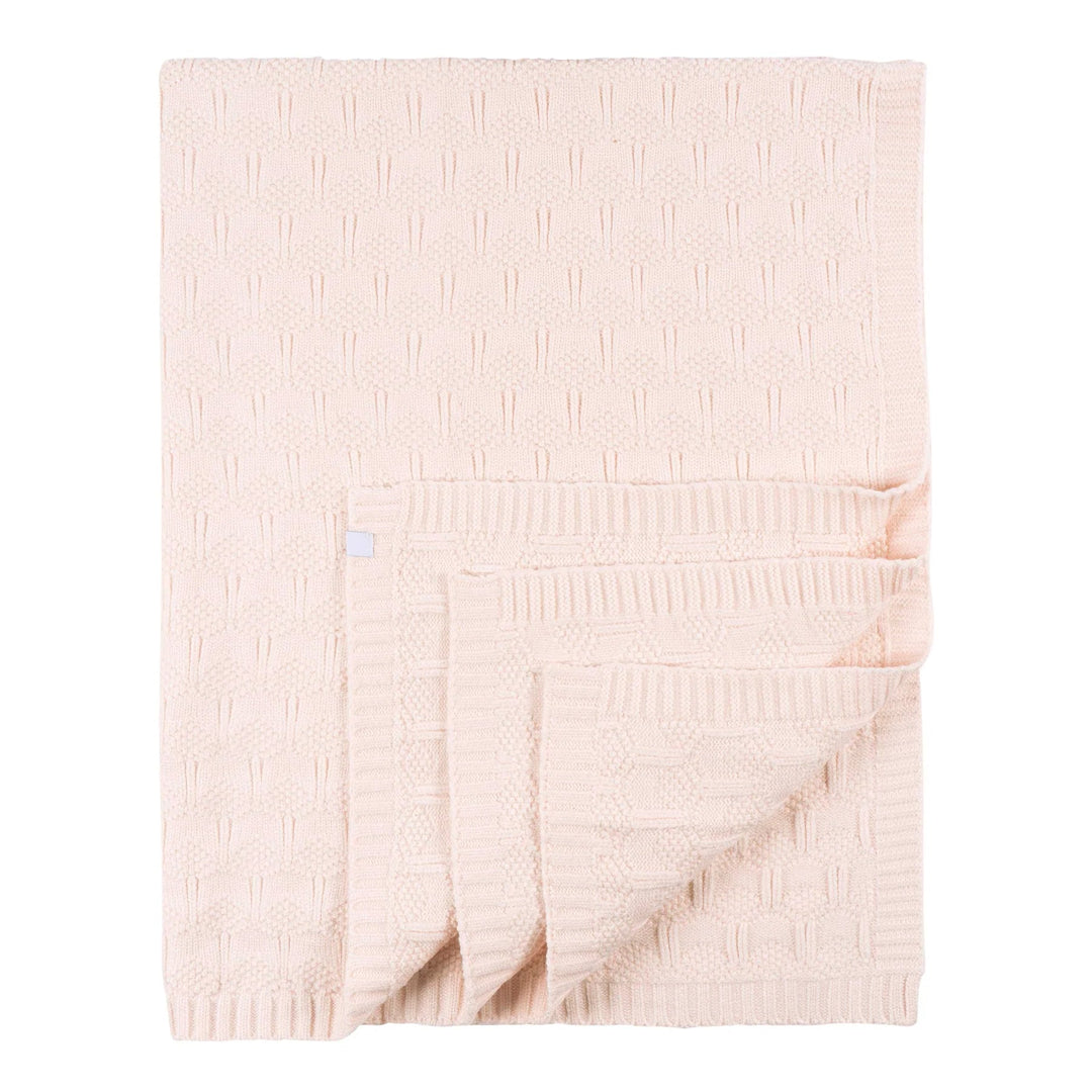 Just Born Just Born Sweater Knit Blanket Pink Bedding