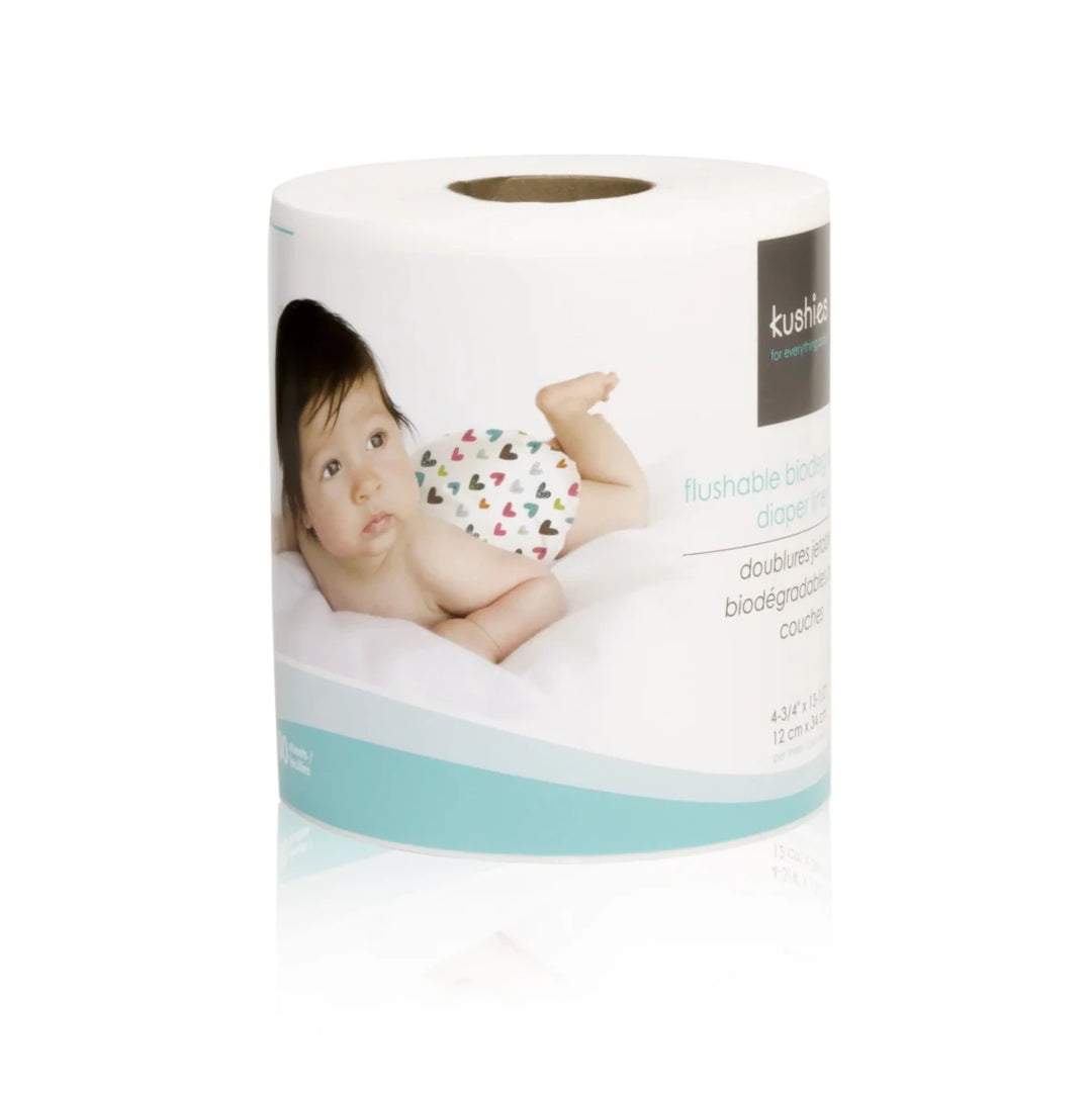 Kushies Biodegradable Diaper Liners - Image 1