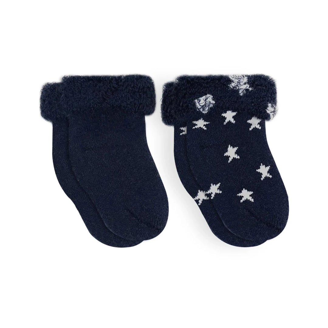 Kushies Socks 2 PK Navy/Stars - Image 10