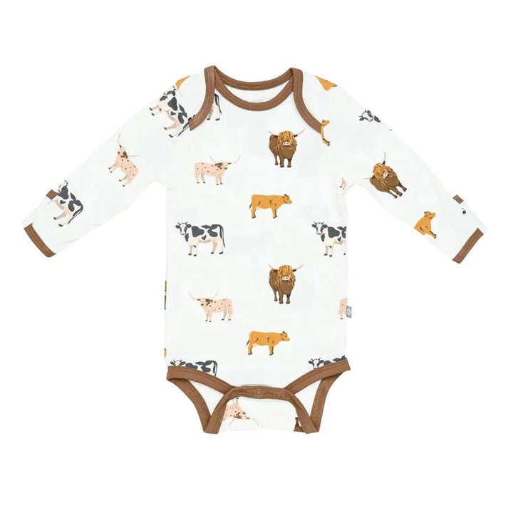 Kyte Baby Kyte Baby - Long Sleeve Bodysuit - Moo