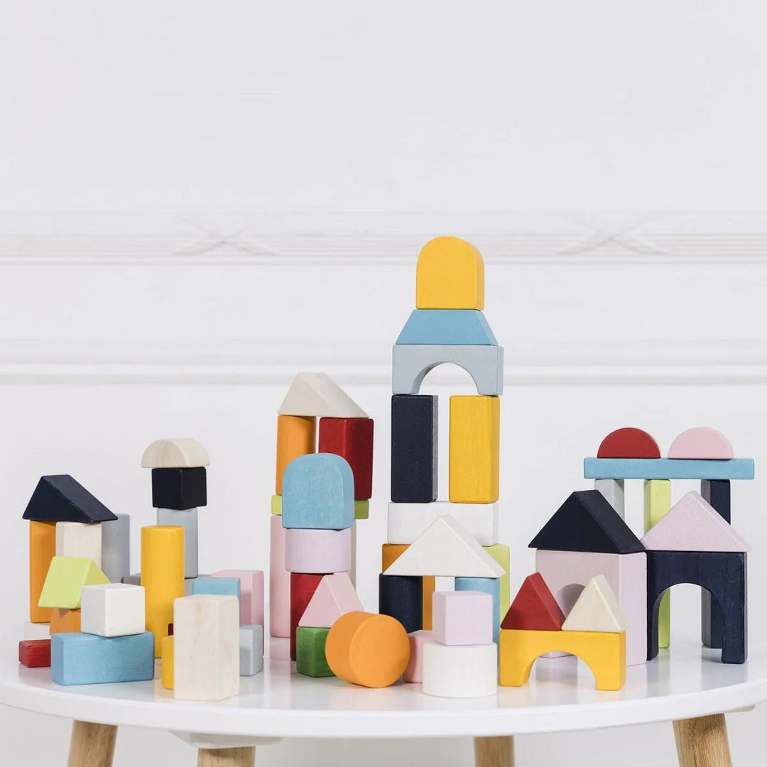 Le Toy Van Wooden Blocks & Bag