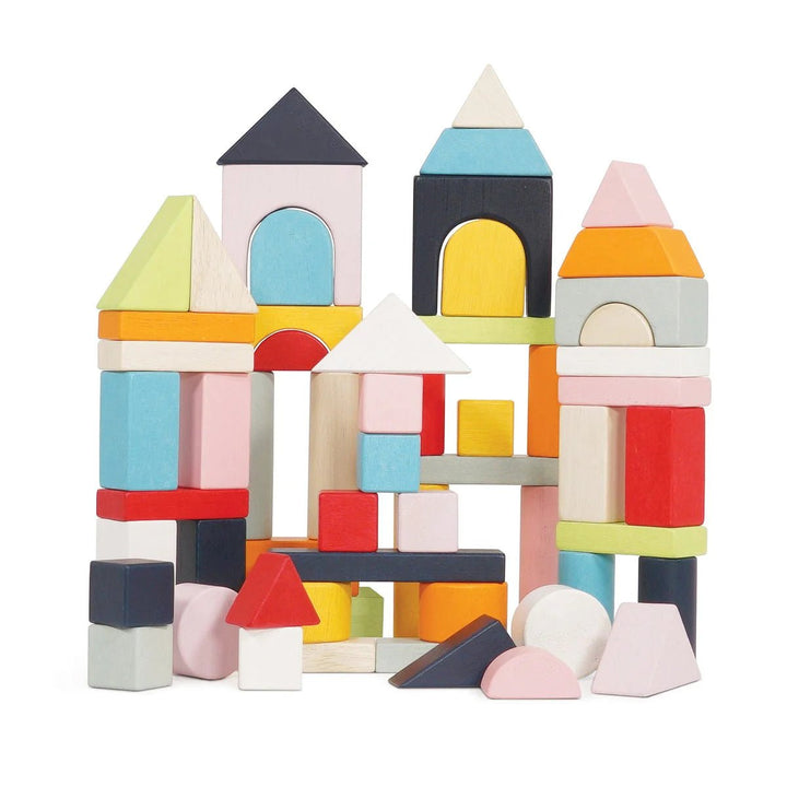 Le Toy Van Wooden Blocks & Bag