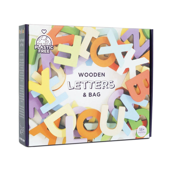 Le Toy Van Wooden Letters & Bag