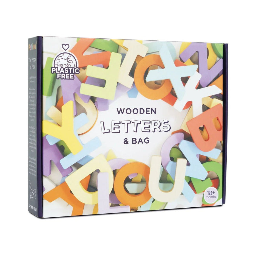 Le Toy Van Wooden Letters & Bag