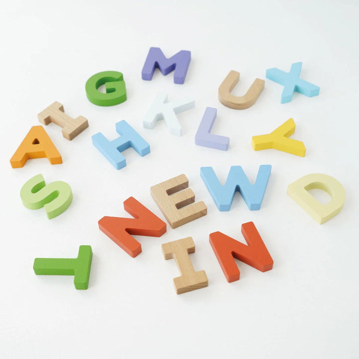 Le Toy Van Wooden Letters & Bag