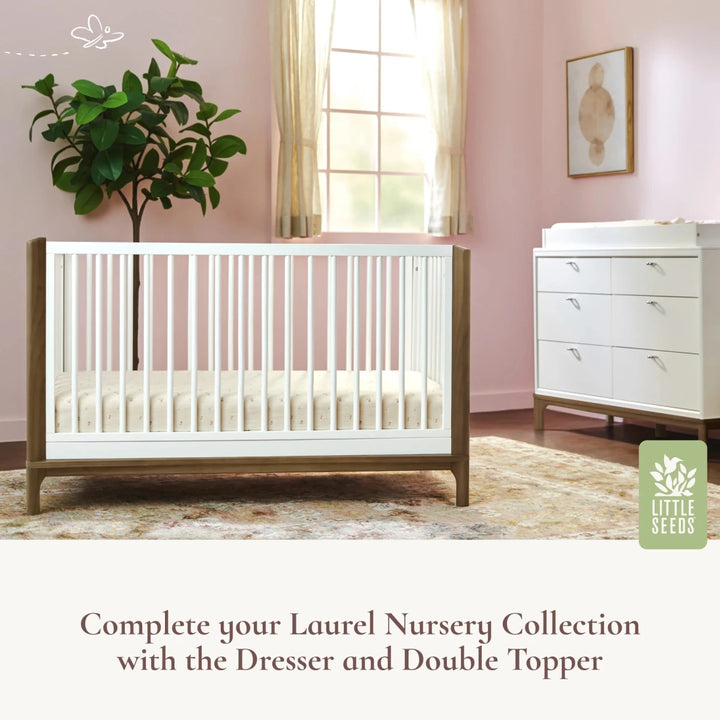 Laurel 4 - in - 1 Convertible Crib Cribs & Toddler Beds Black/Chestnut - Image 6
