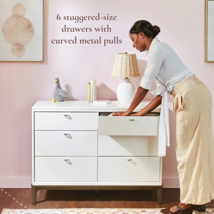 Laurel 6 - Drawer Dresser Dresser Black/Chestnut - Image 7