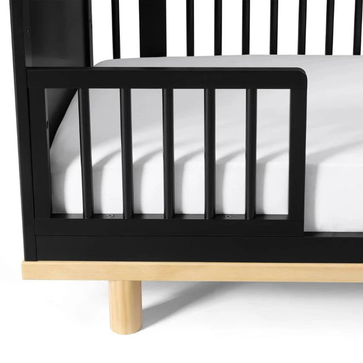Laurel Toddler Bed Guardrail with Spindles Guardrail Black - Image 1