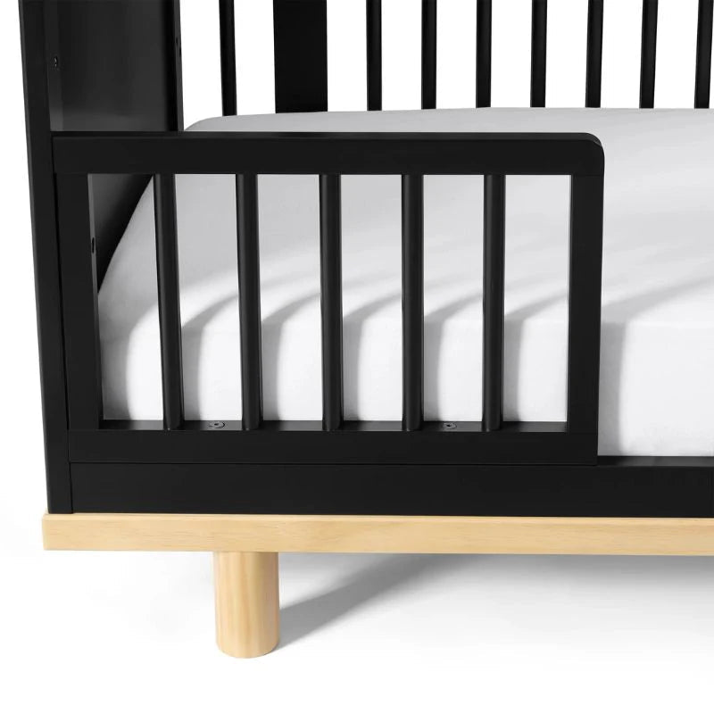 Laurel Toddler Bed Guardrail with Spindles Guardrail Black - Image 1