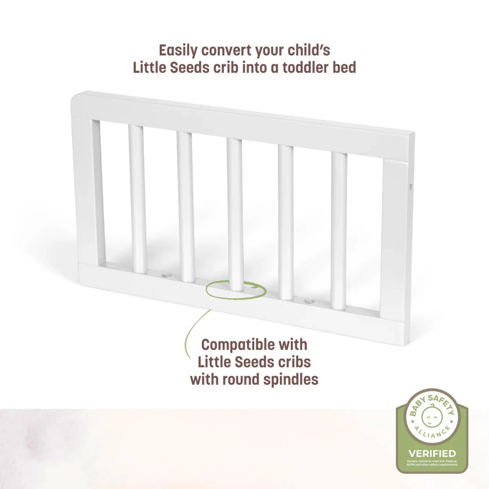 Laurel Toddler Bed Guardrail with Spindles Guardrail White - Image 2