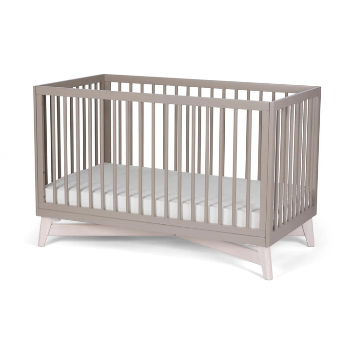 Pala 4-in-1 Crib & Toddler Beds Taupe/Whitewash - Image 1