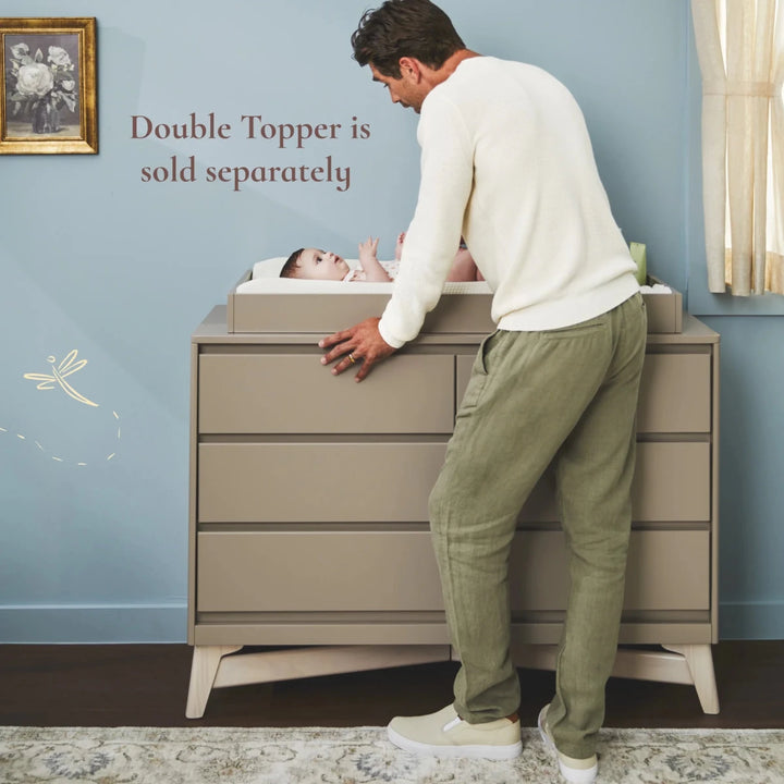 Pala 6 - Drawer Double Dresser Furniture White/Whitewash - Image 5