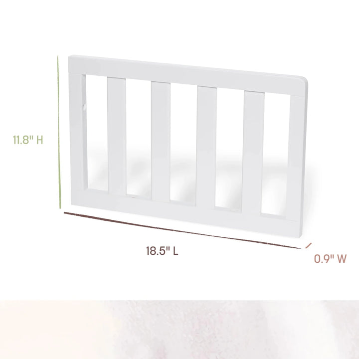 Pala Toddler Bed Guardrail with Spindles Cribs & Toddler Beds white - Image 4