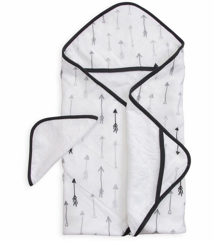little unicorn Hooded Towel & Washcloth Set