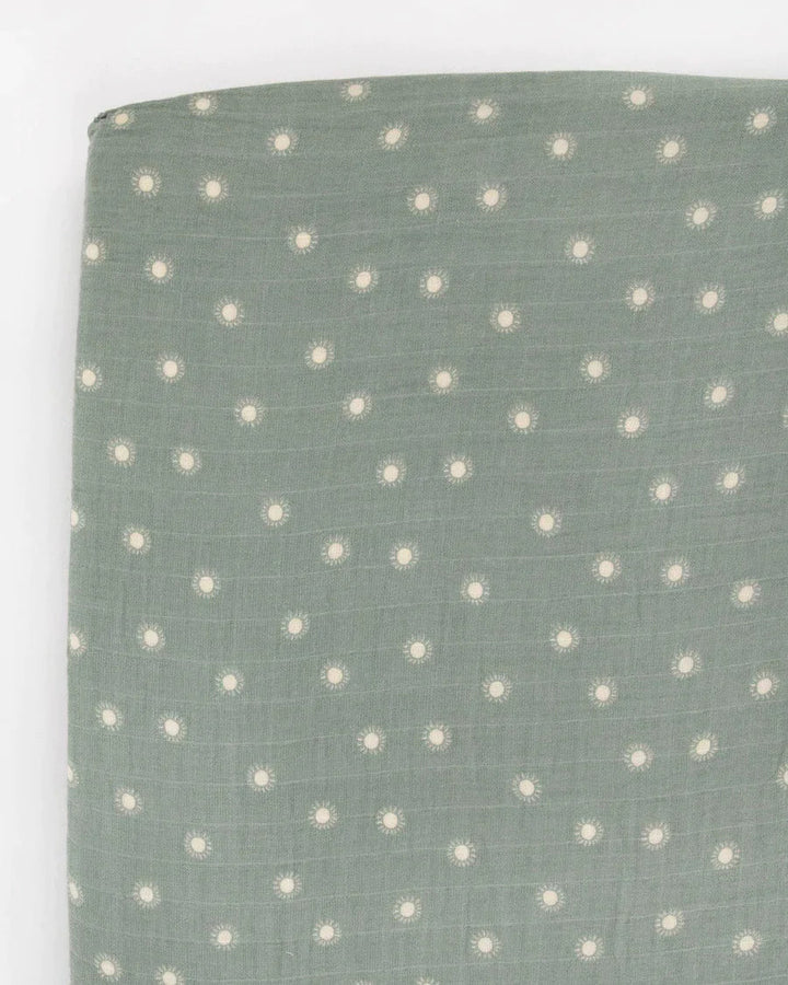 little unicorn Organic Cotton Muslin Crib Sheet