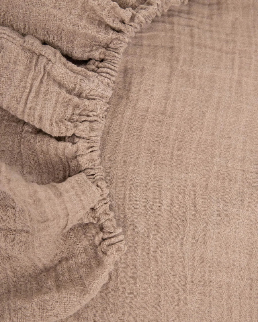 little unicorn Organic Cotton Muslin Crib Sheet