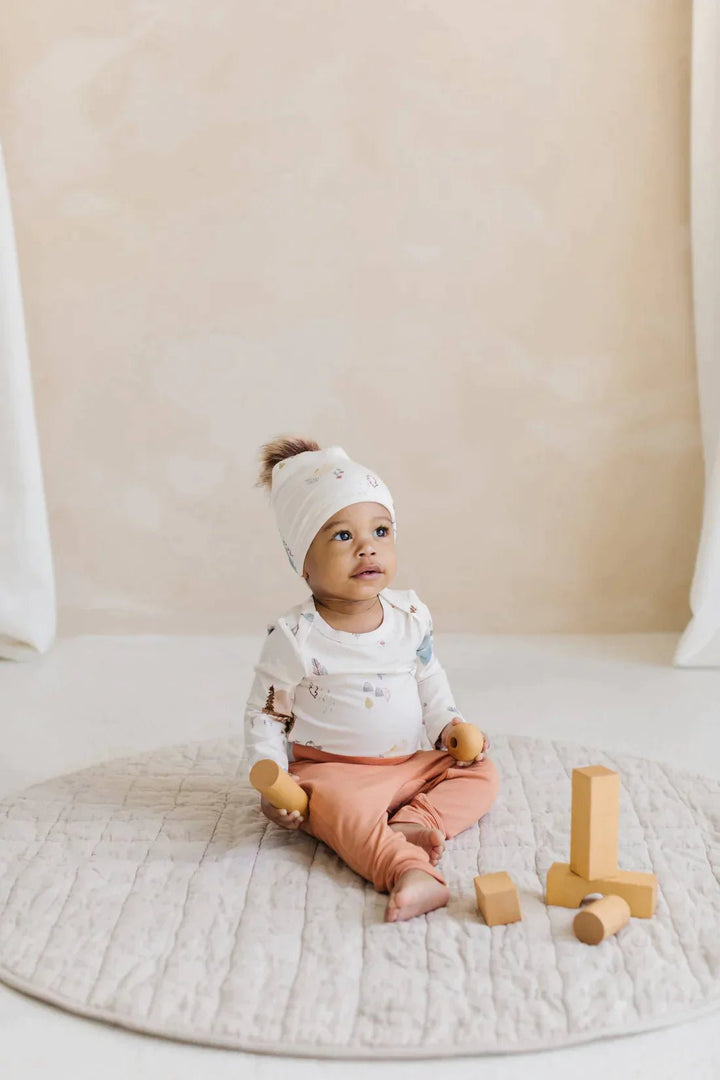LOULOU LOLLIPOP Long Sleeve Bodysuit Cozy Forest