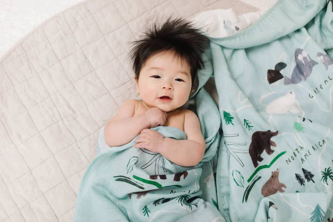 LOULOU LOLLIPOP Muslin Swaddle