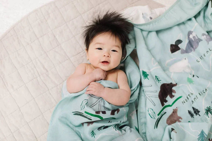 LOULOU LOLLIPOP Muslin Swaddle