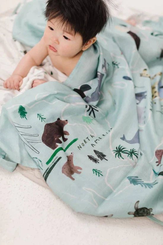 LOULOU LOLLIPOP Muslin Swaddle