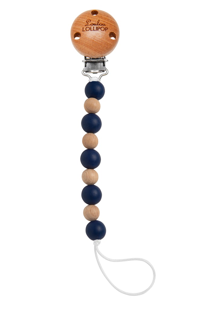 LOULOU LOLLIPOP Pacifier Clip Celeste