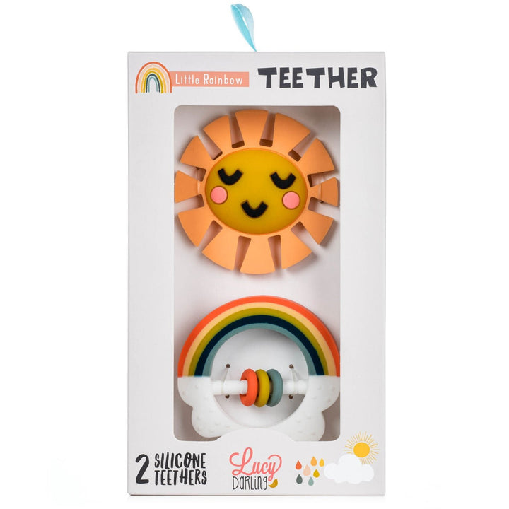 Lucy Darling Little Rainbow Baby Teether Toy