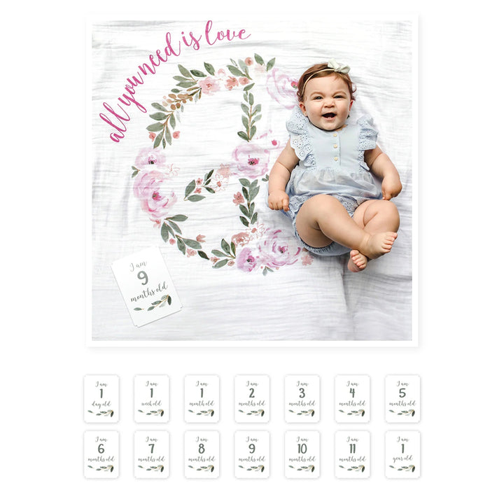 Lulujo Lulujo Baby's 1st Year Milestone Blanket